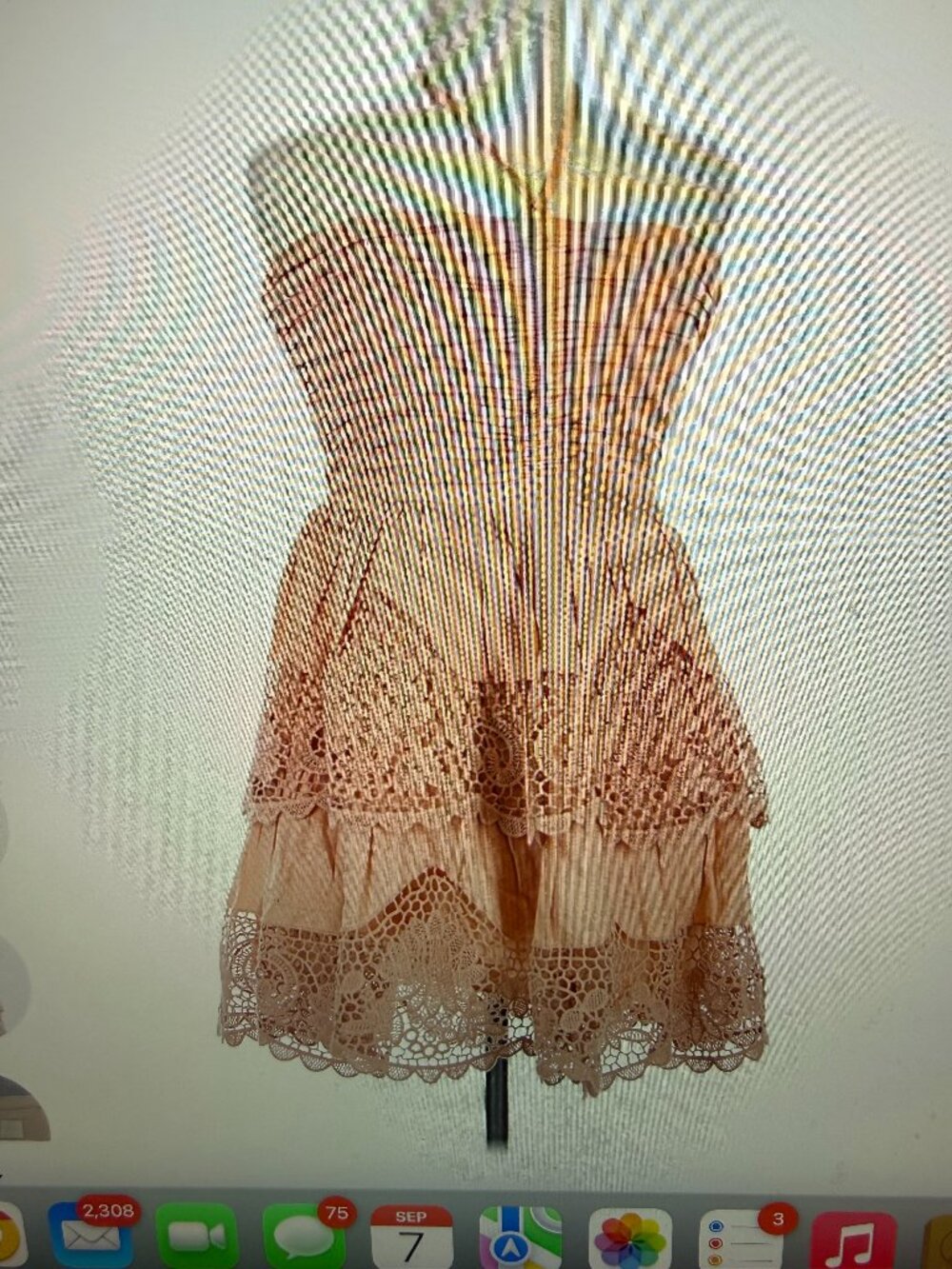 Ulla Johnson Savannah Mini Dress Azalea Pink Orange Ruffle Lace Size 8